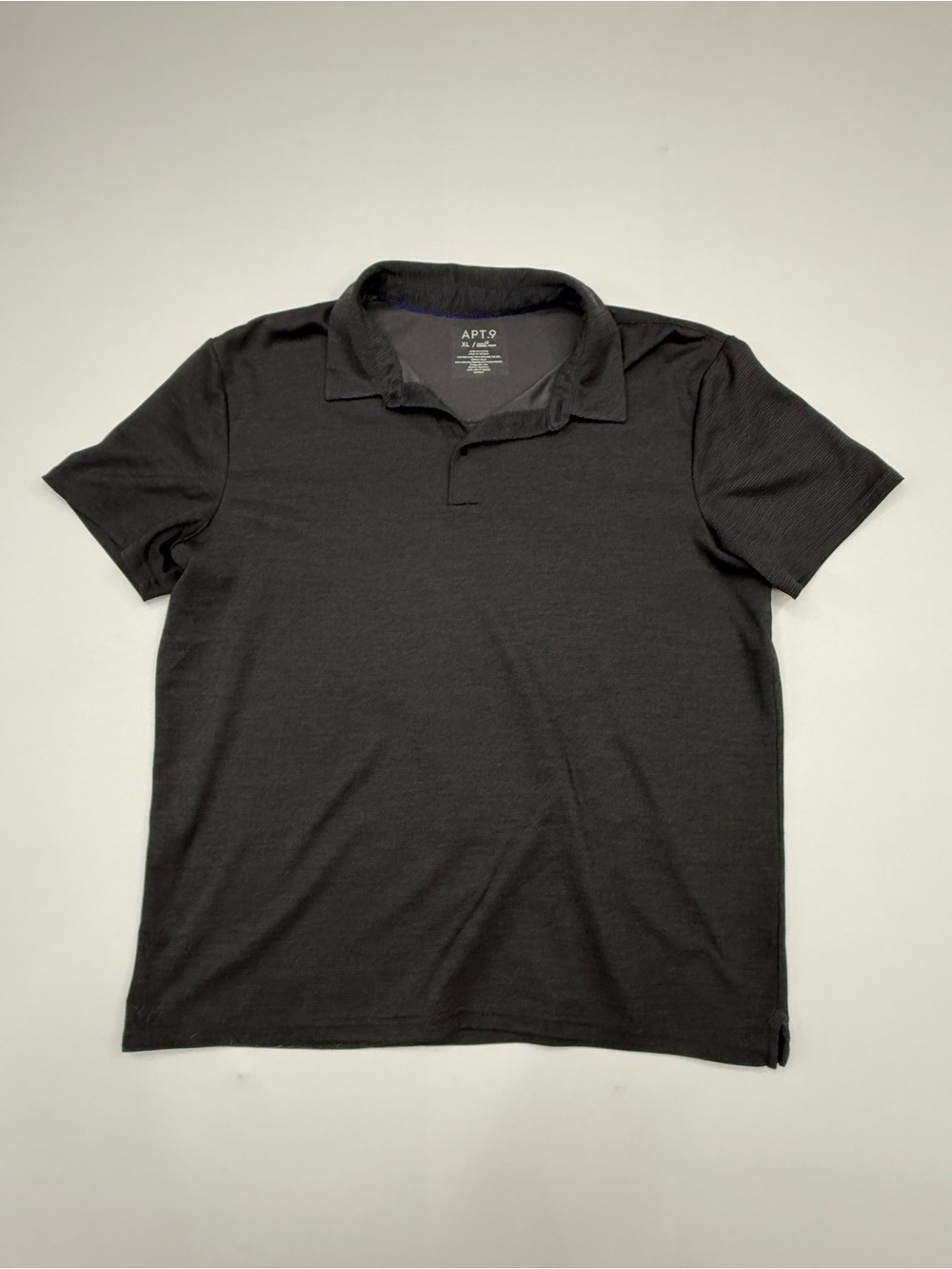 Apt. 9 HeiQ Smart Temp Short Sleeve Gray Performance Polo Shirt